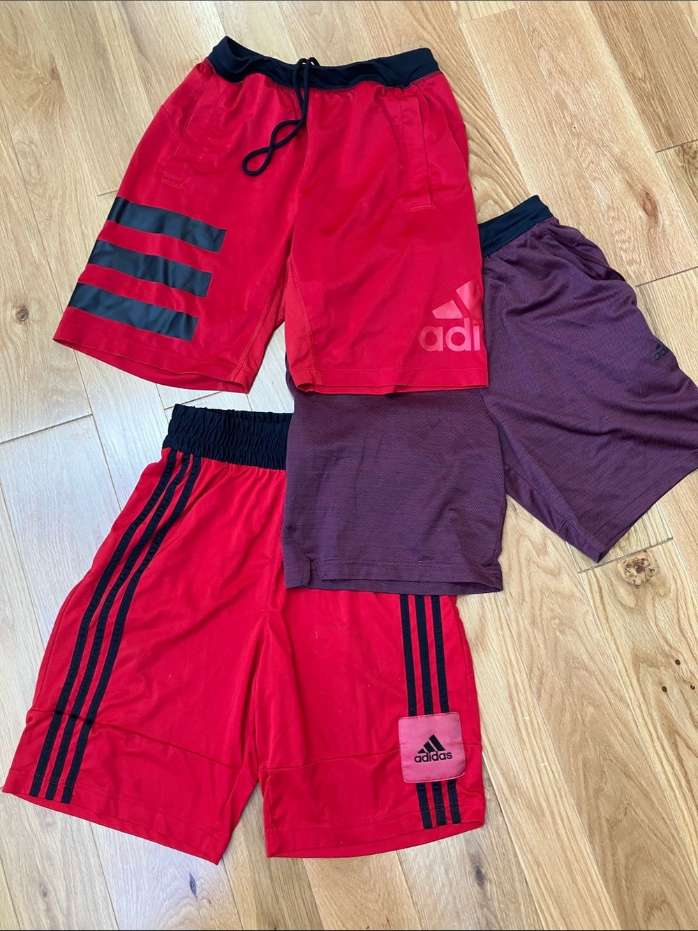 adidas men’s size small Athletic Shorts Bundle of 3